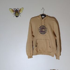 The North Face Tan Hoodie with Logo